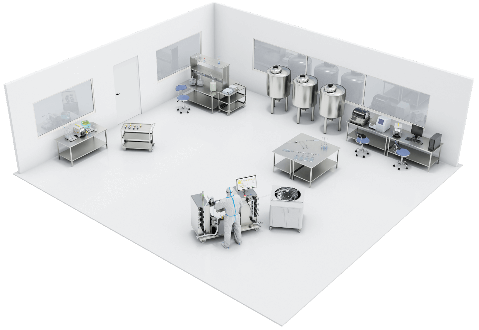 Buffer Preparation Room