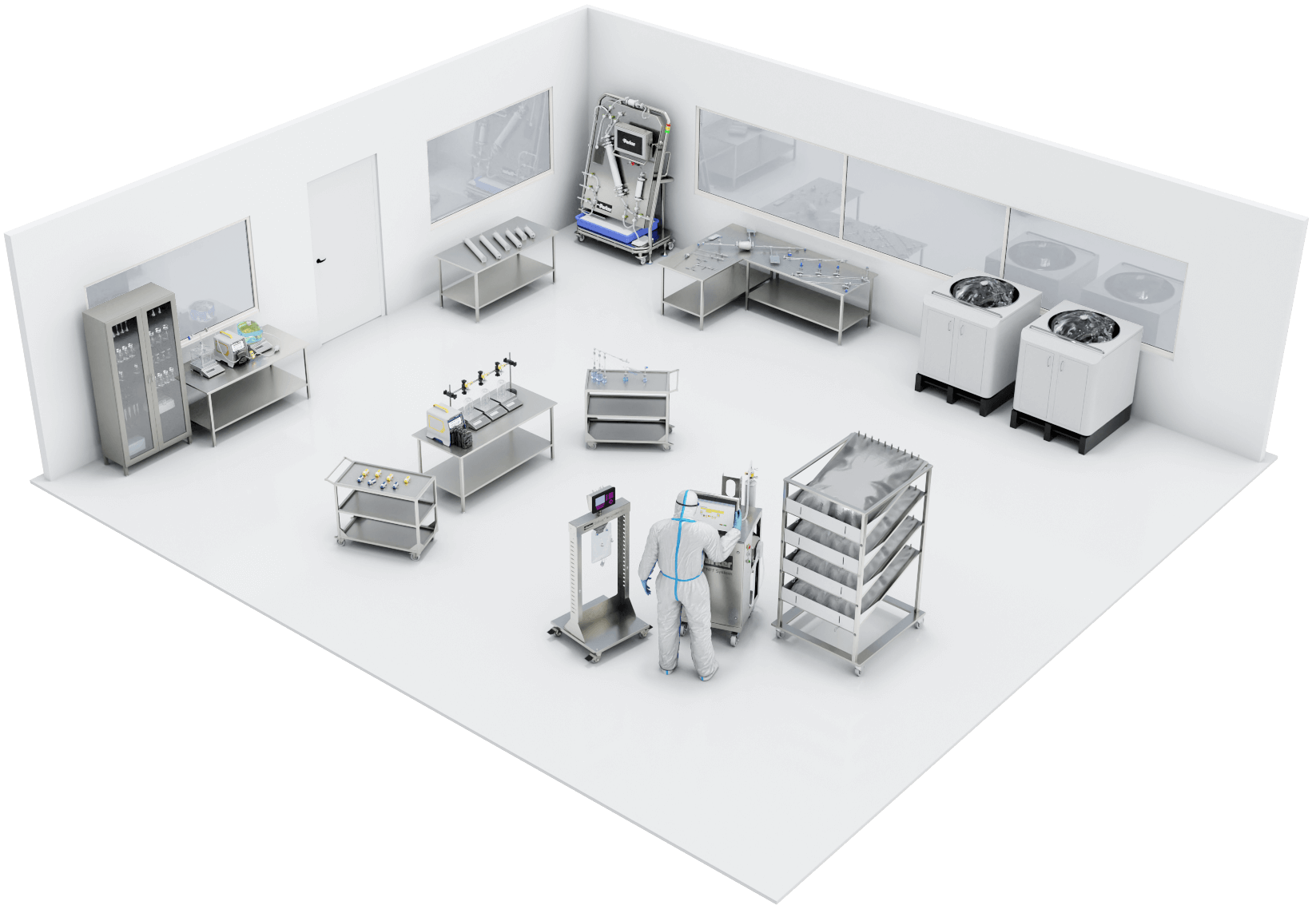 Normal Flow Filtration Room