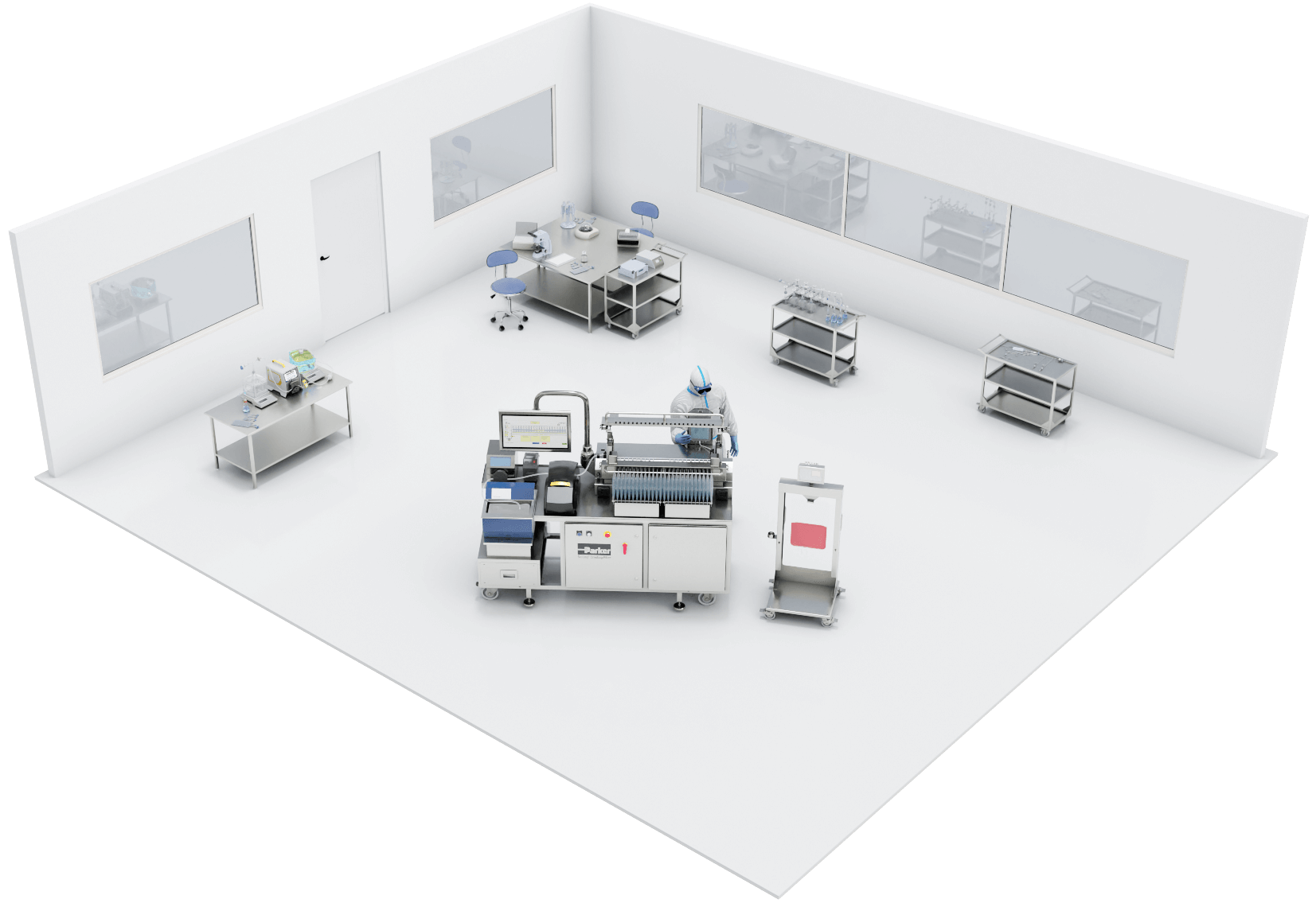 Cell Banking Room